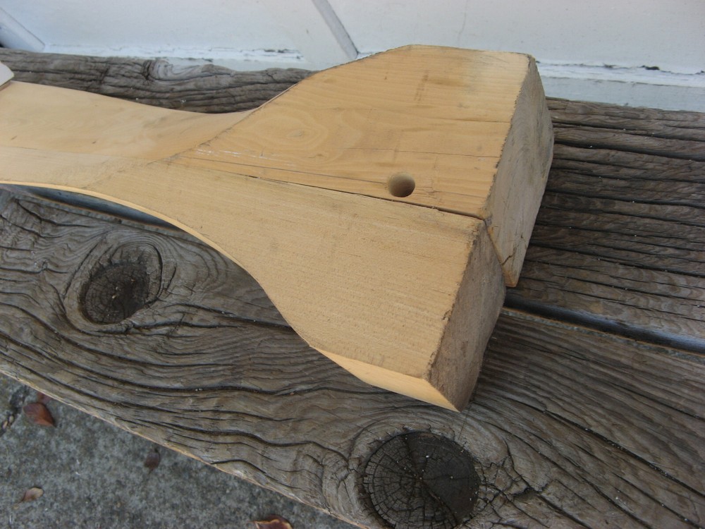 WOOD AIRPLANE PROPELLER MASTER PATTERN-one blade for 6ft -Prototype Forming Jig