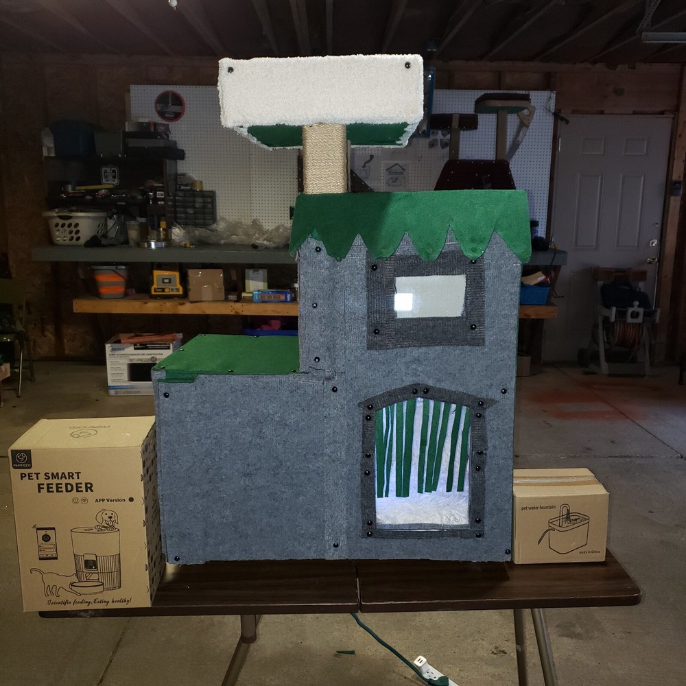 The Ultimate Indoor Cat House with Everything Your Cat Needs!