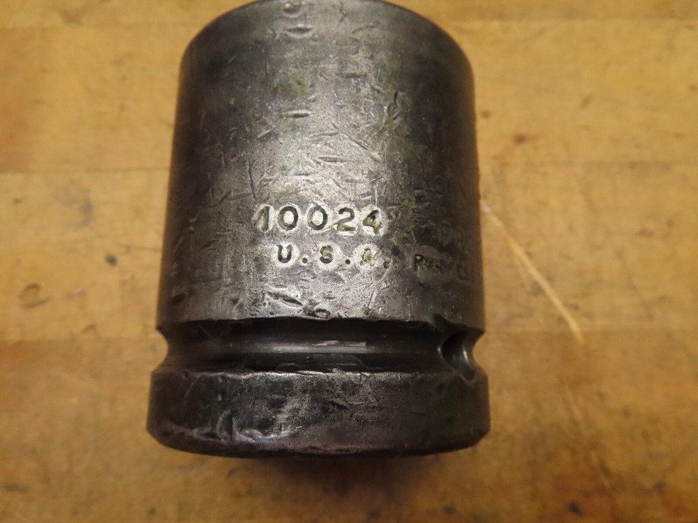 Proto 10024 1-1/2" standard 6-point impact socket 1" dr