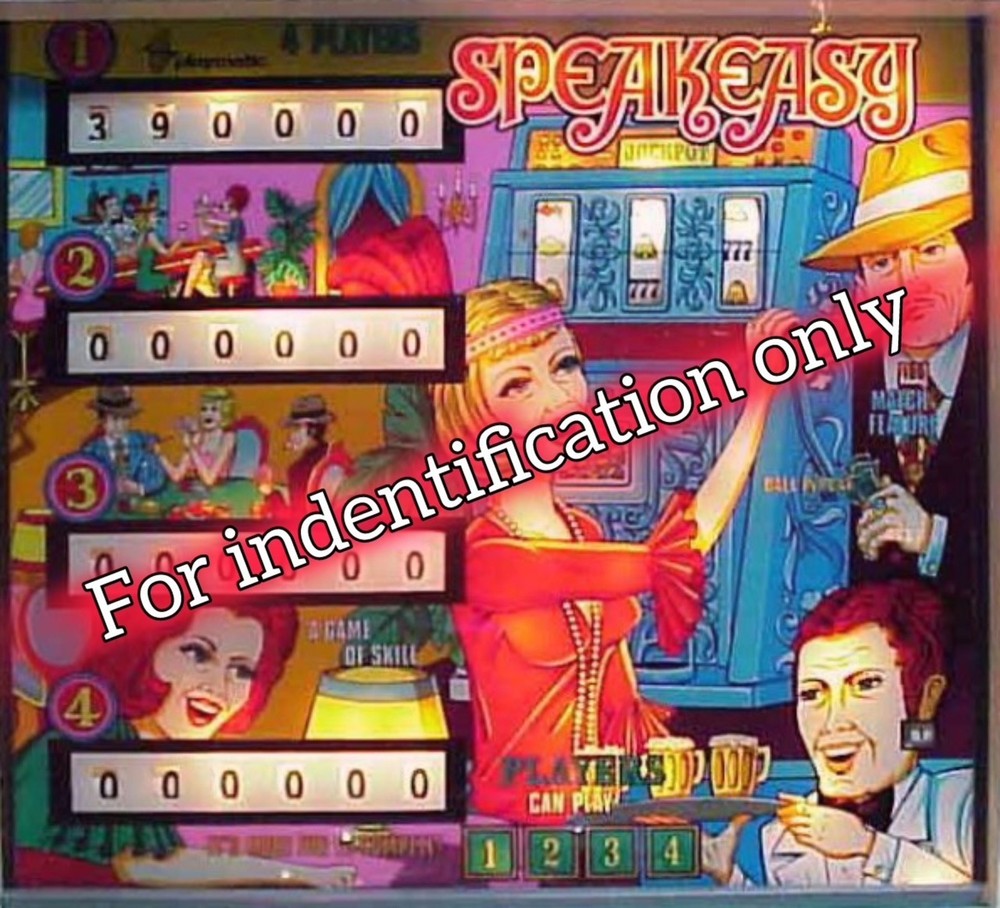 Playmatic Speakeasy Pinball Machine Rubber Ring Kit
