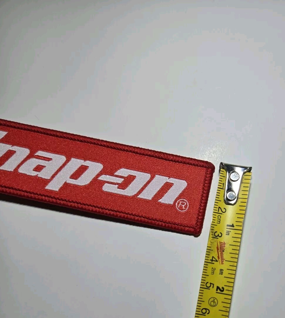 2Pack Snap On Tools PROMO Keychain Tag Lanyard Jet RED 5" X 1" W/KEYRING NEW!!!!