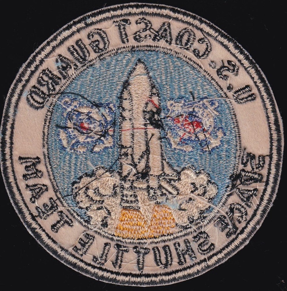 USCG Coast Guard Space Shuttle Team Patch N-5