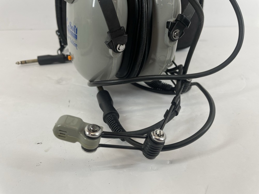 Softcomm Silver Edition C-60 Aviation Headset With Carry Bag