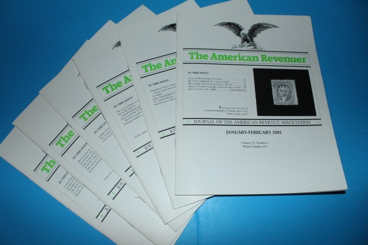 The American Revenuer Journal 2001 Full Year BlueLakeStamps Outstanding content!