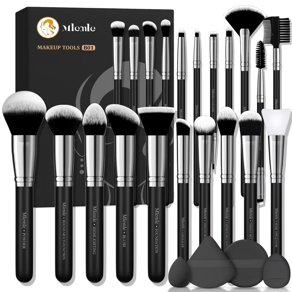 Makeup Brushes Set, Professional 25 Pcs Makeup Kit, Include Foundation Powder...