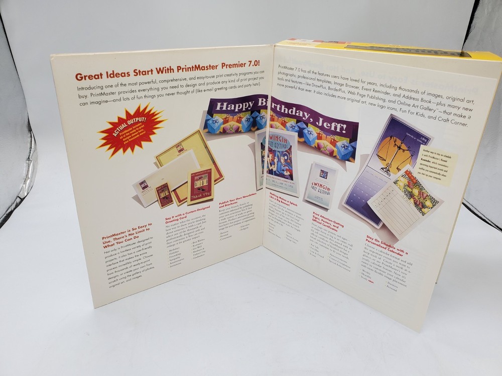 PrintMaster Premier 7.0 (Mindscape) Graphics Desktop Publishing Software