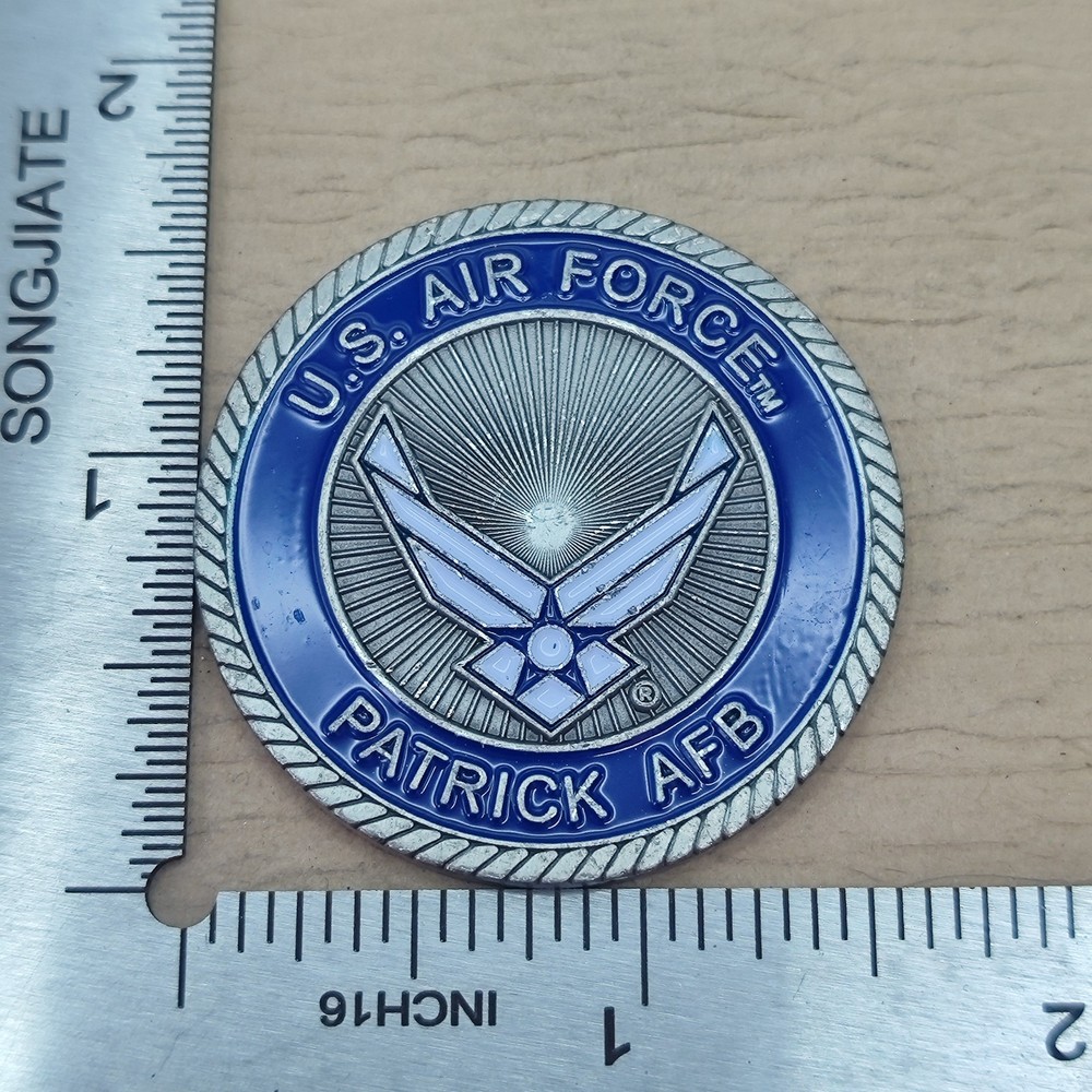 45th Spac Wing Us Air Force Patrick Afb Challenge Coin