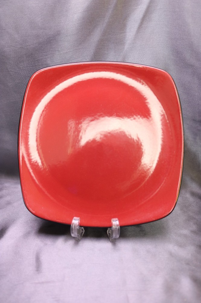 Corelle Hearthstone Chilli Red Square Luncheon / Salad Plate (s)