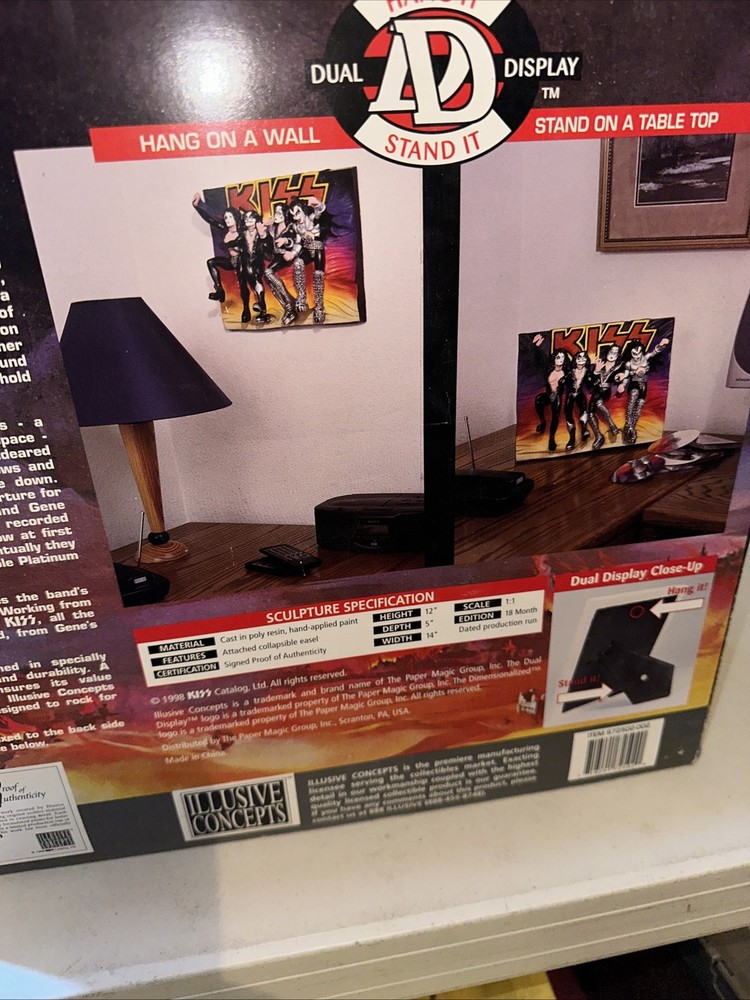 KISS Destroyer Dimensionalized Collectible Sculpture, Illusive Concepts, 1998