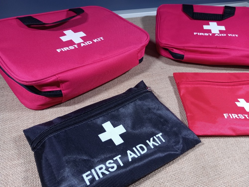 Nylon First Aid Empty Kit, Compact Waterproof and Lightweight First Aid Bag