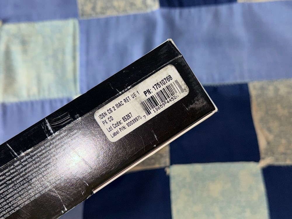 Adobe Indesign CS2 software for Mac, In Design w/ serial number, CIB, Boxed