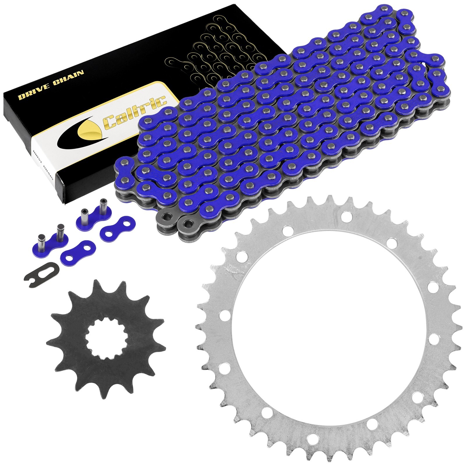 Blue Drive Chain And Sprockets Kit for Yamaha Raptor 660R YFM660R 2001-2005