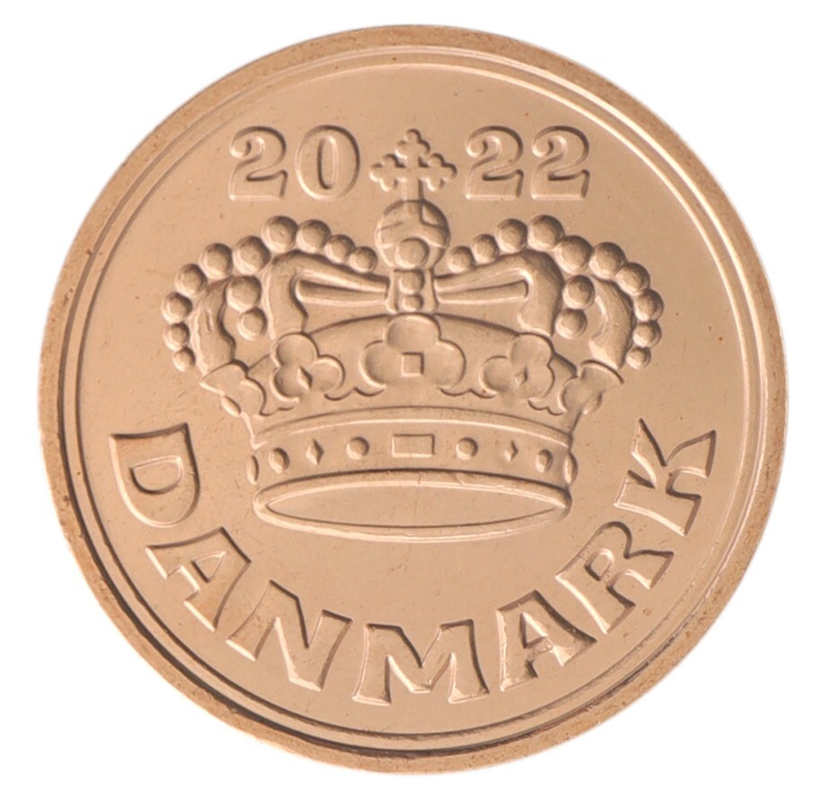 Denmark 50 Ore, 2022, KM #866, Mint