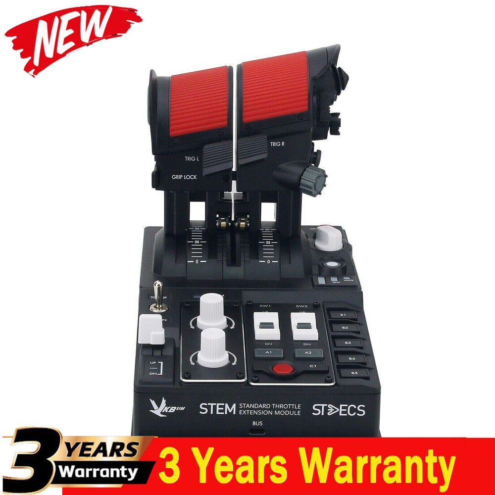 VKBSIM STECS Standard Flight Throttle Flight SIM Throttle STEM Extension Module