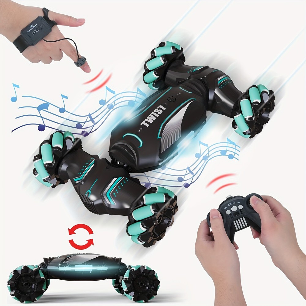 1pc 2.4G Remote For Controlled Deformable RC Twist Drift Car