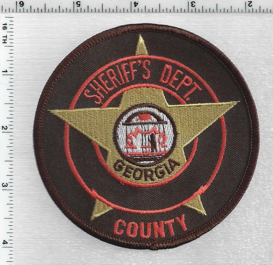 County Sheriff's Dept. (Georgia) 2nd Issue Shoulder Patch