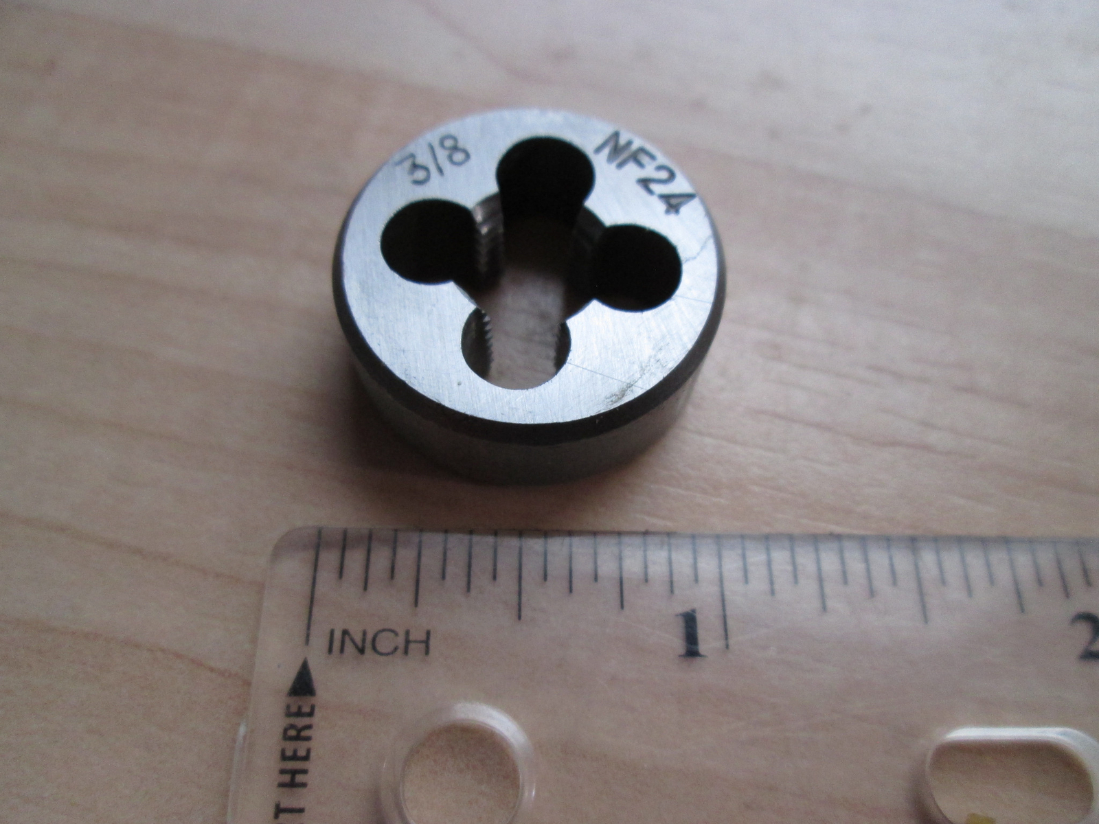 NEW 3/8" 3/8"-24 3/8"-NF24 SAE Die HSS Steel Die, Hand Threading #T16EM