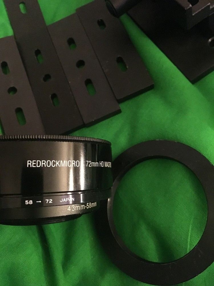 Red rock micro camera rig ( base, plates, rails, ties)