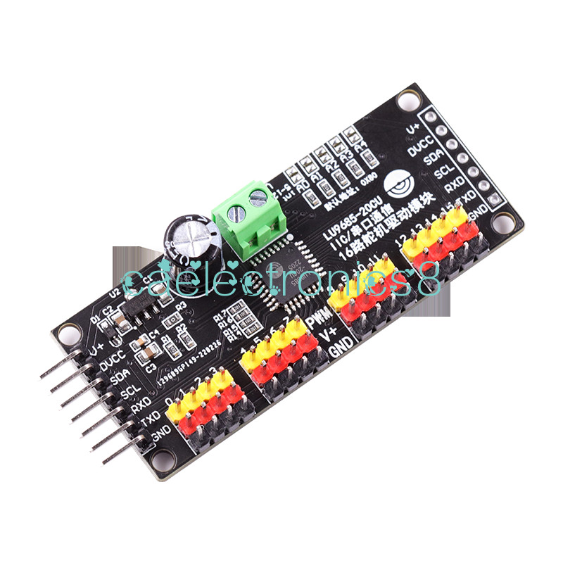 LU9685 Chip 16-Channel PWM/Servo Driver Control Board I2C Interface Module