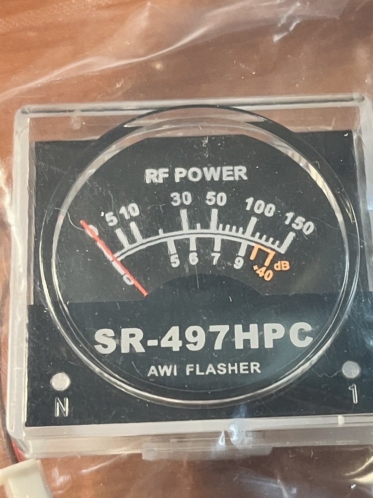 Stryker SR-497HPC Front Panel Analog Meter