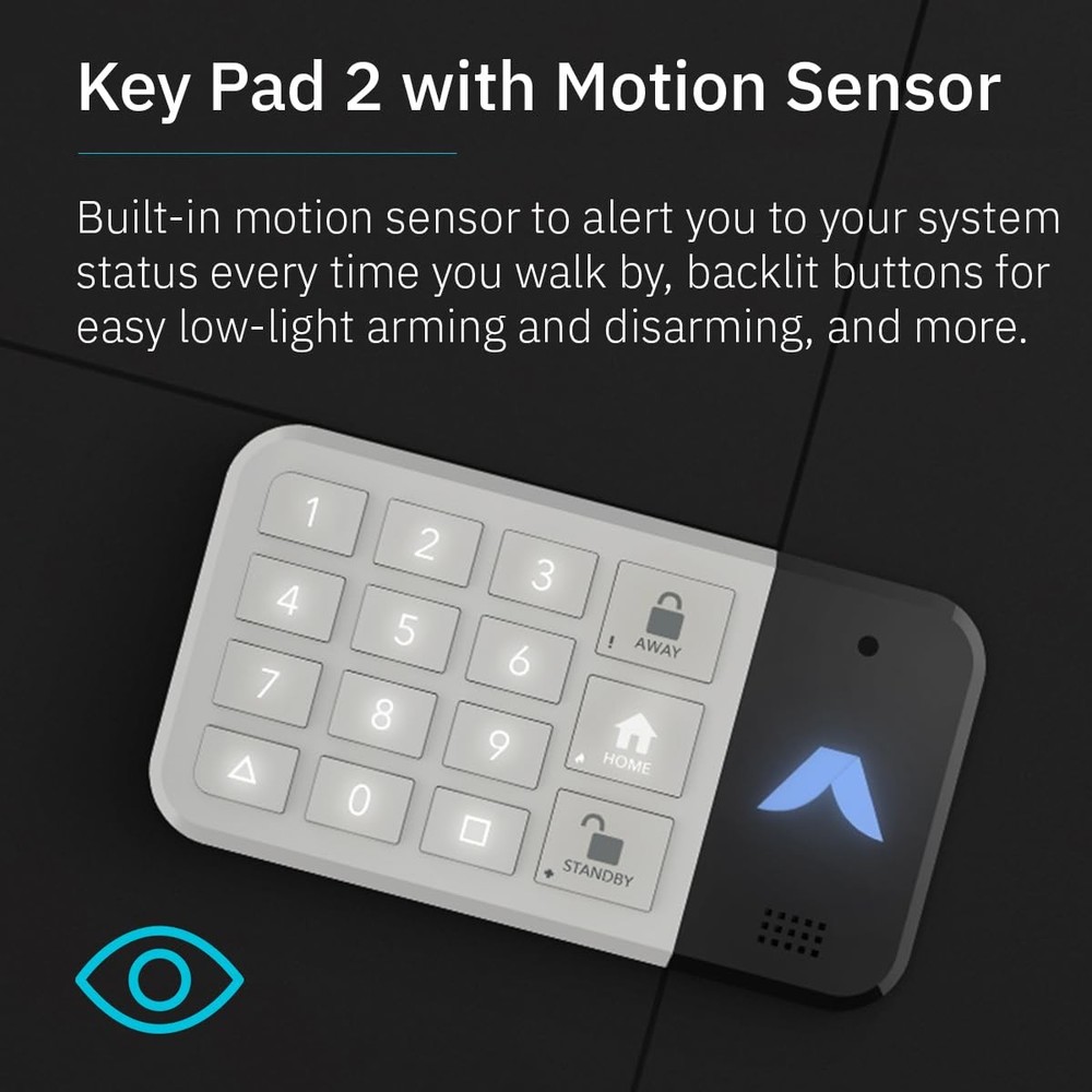 Keypad 2 | Arm & Disarm Your System | Detect Motion | Get Your System Status ...