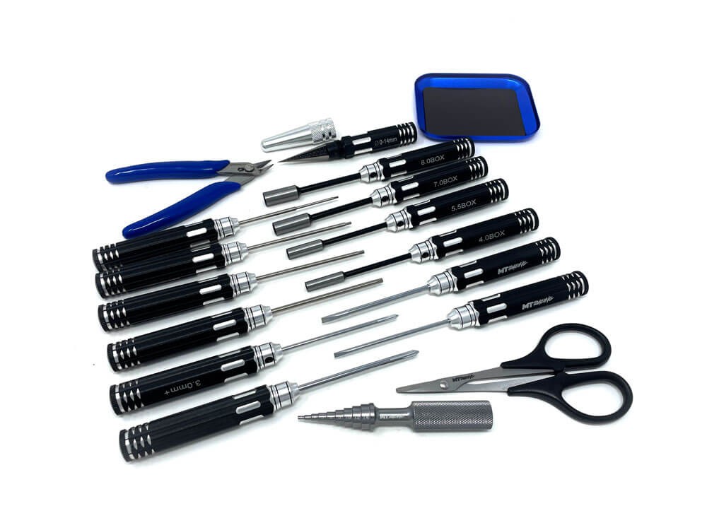 MT Racing 17 Piece Essential Precision Tool Set MTR1520BK