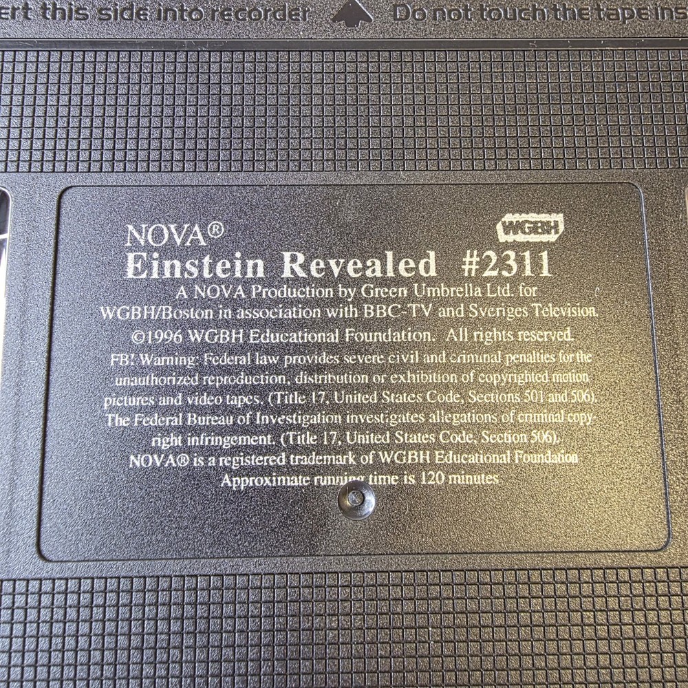 Nova - Einstein Revealed (VHS, 1998)