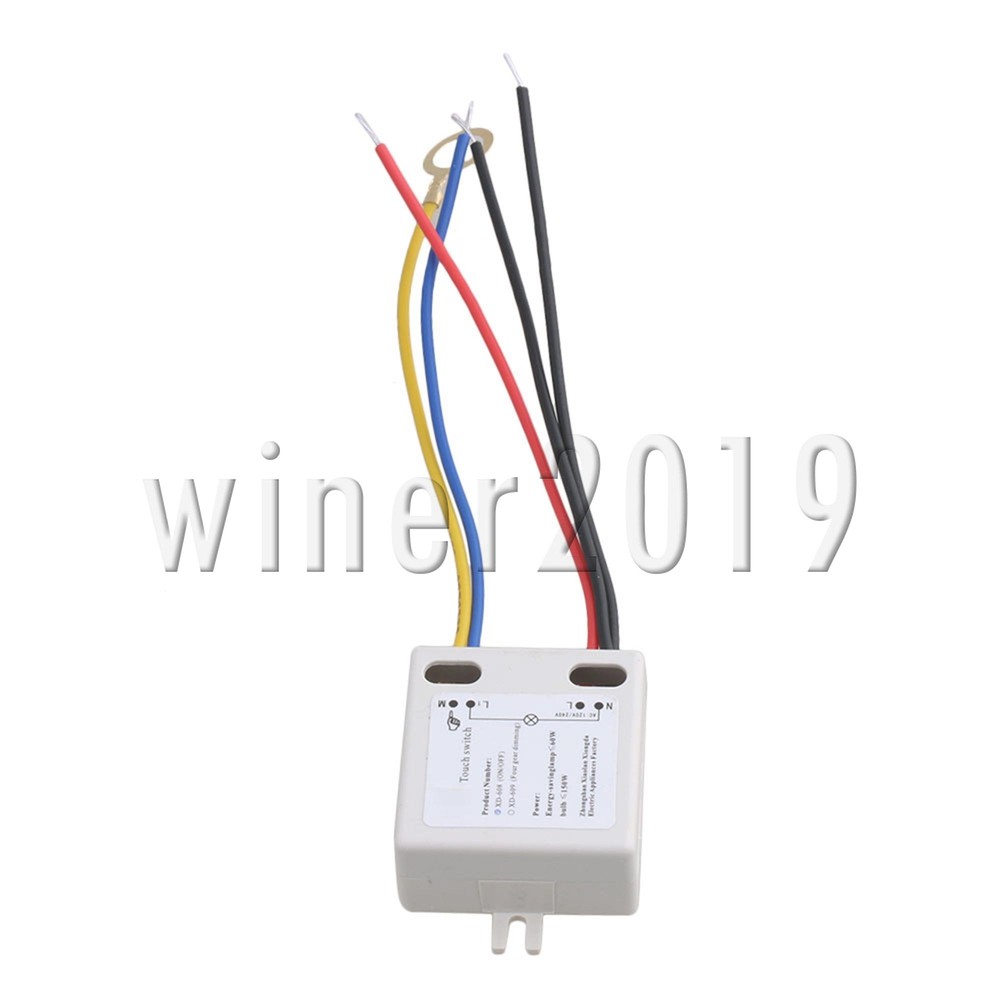 ON-OFF Touch Control Sensor Lamp Switch Dimmer XD-608
