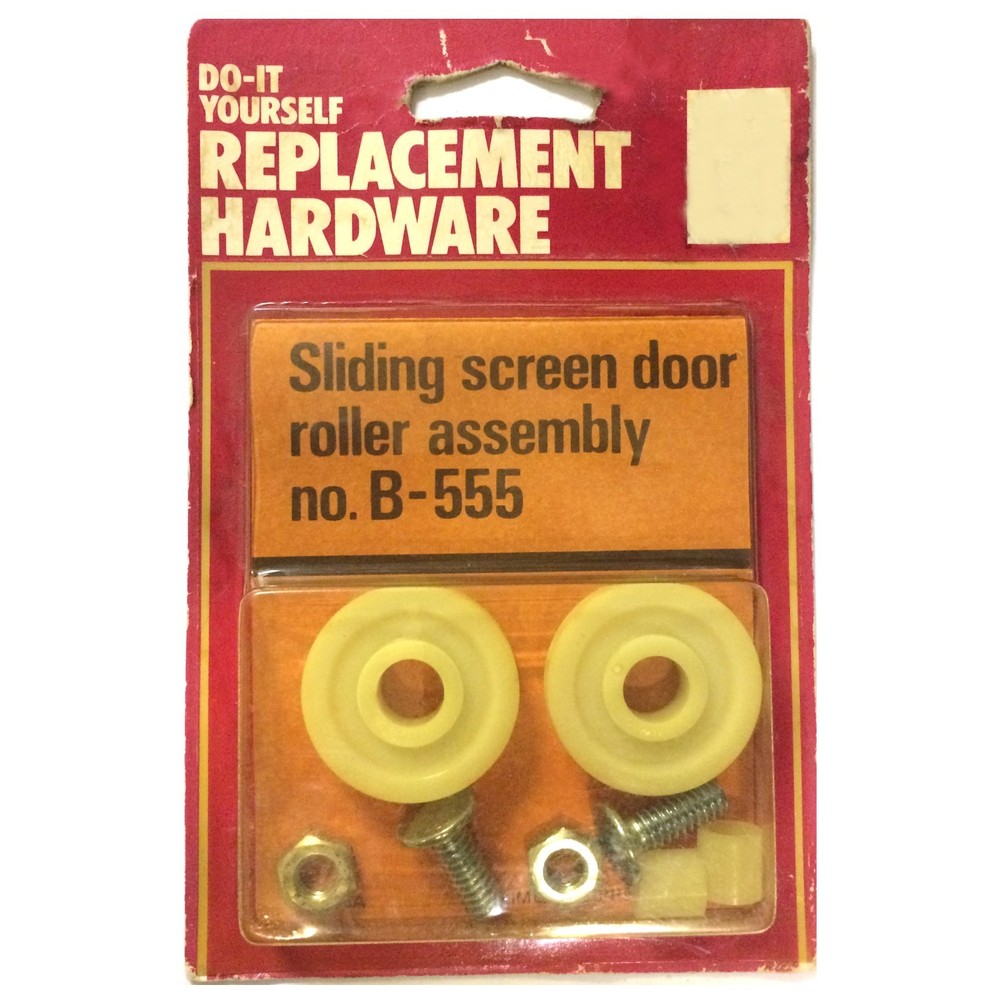 B-555 Sliding Screen Door Roller Assembly, Replacement Hardware, Do-it Yourself