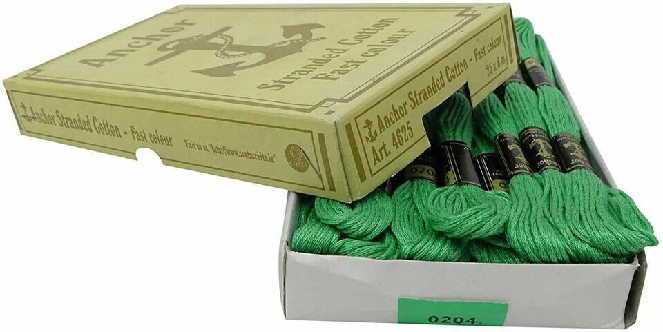 Anchor Threads Stranded Cotton Thread Hand Embroidery Floss 0204 Cross Stitch