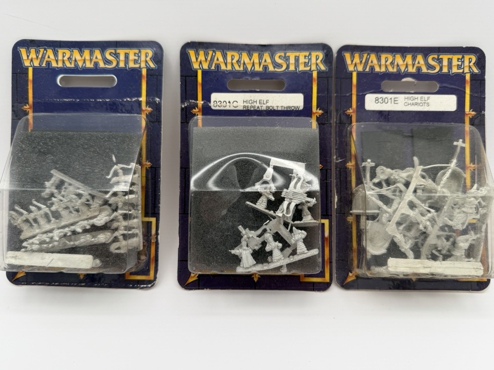 Warmaster High Elf Starter Army + Extras Metal OOP GW