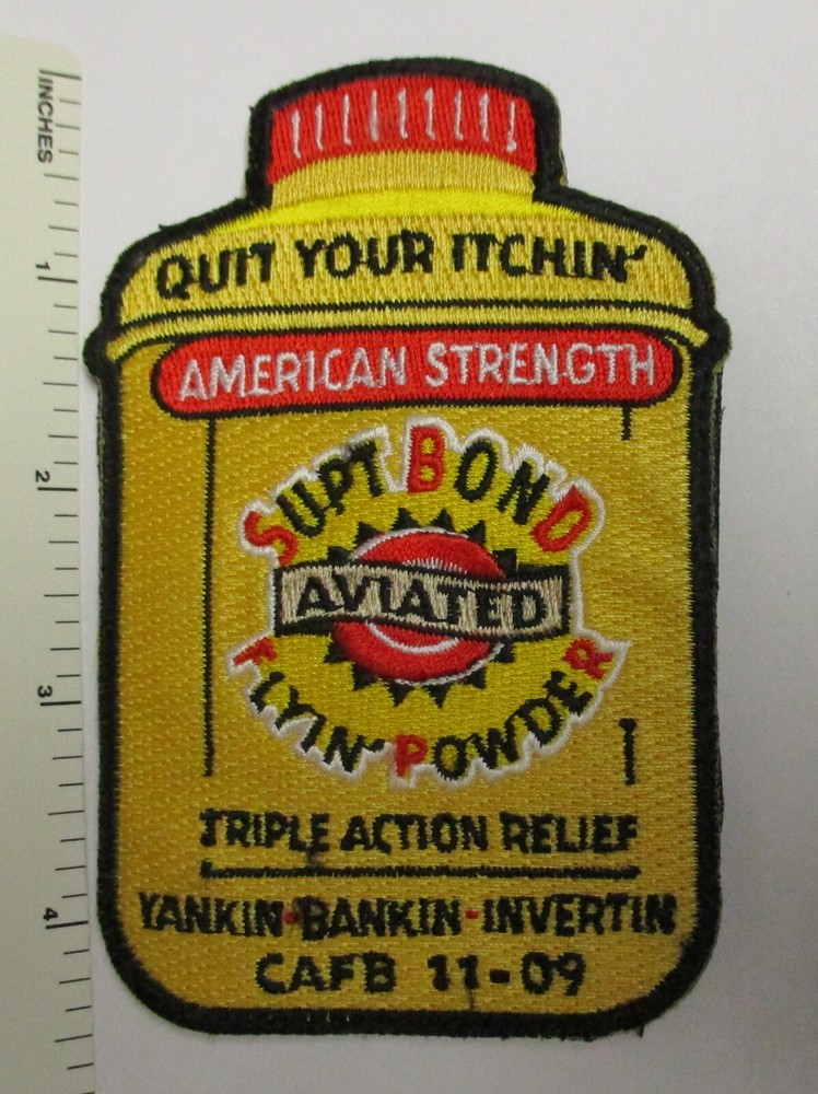 US AIR FORCE PILOT TRAINING PROGRAM CLASS 11-09 PATCH Hook & Loop Back Original