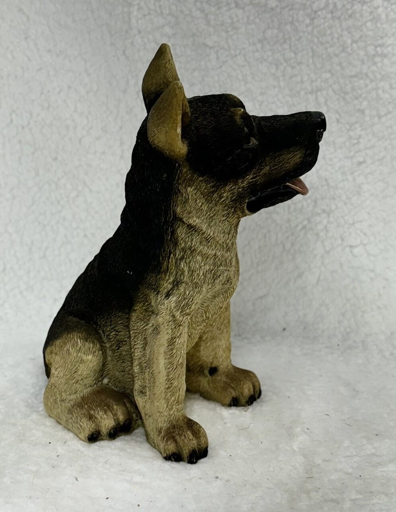 German Shepherd Poly Resin Dog Statue