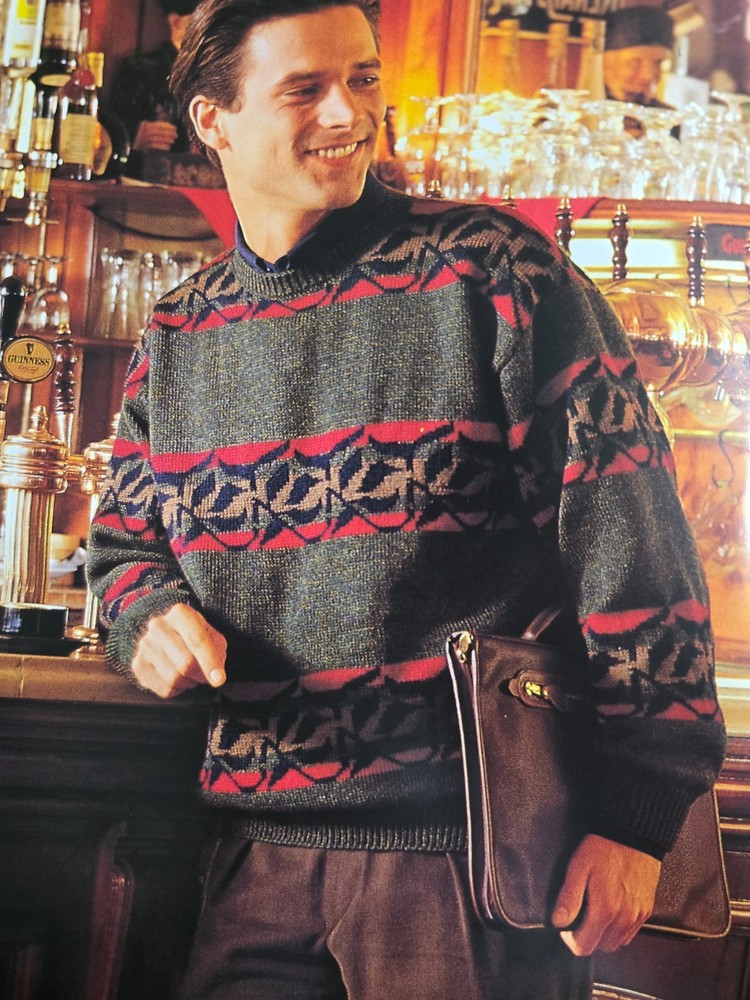 Phildar Knitting Pattern Magazine - Men - 18 Patterns