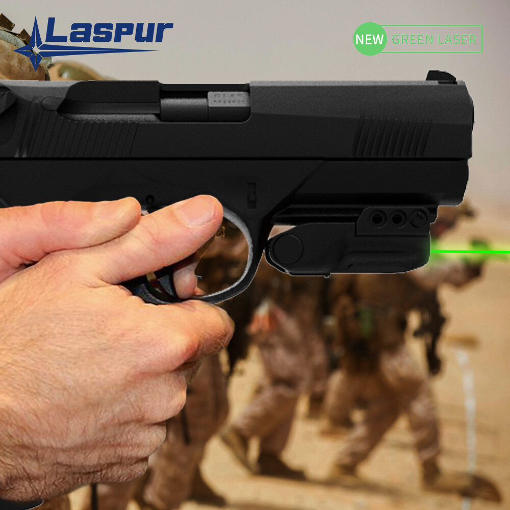 Laspur Smart Sensor Sub Compact Rail Mount Low Profile Green Laser Sight