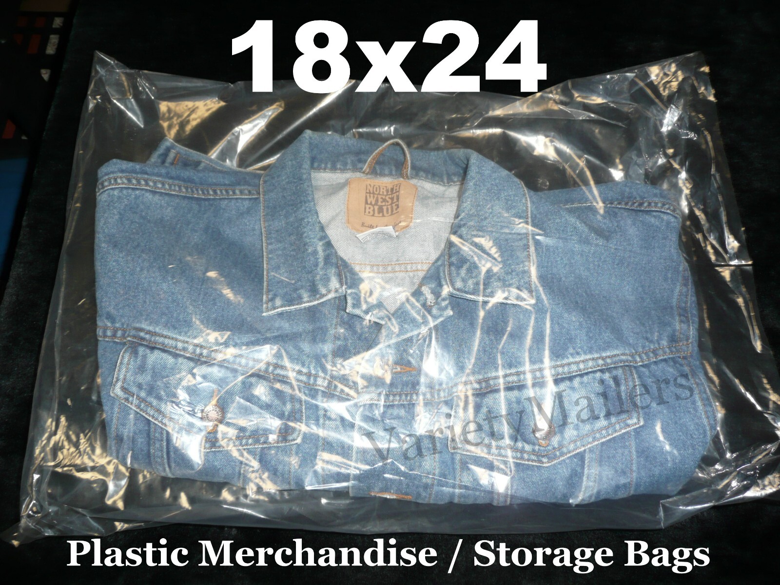 5 Plastic Bags 18'' x 24'' Clear Thick 4 Mil Storage Bags 18x24