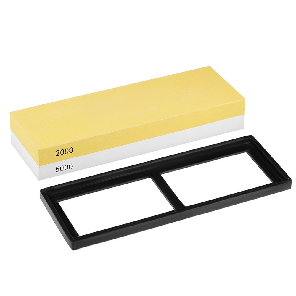 Double-Sided Whetstone Knives Sharpener Sharpening Stone 2000/5000 Grit