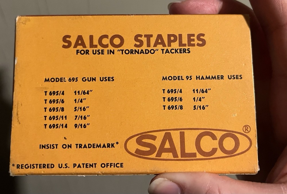 Salco Staples Vintage (Used) Some Missing.