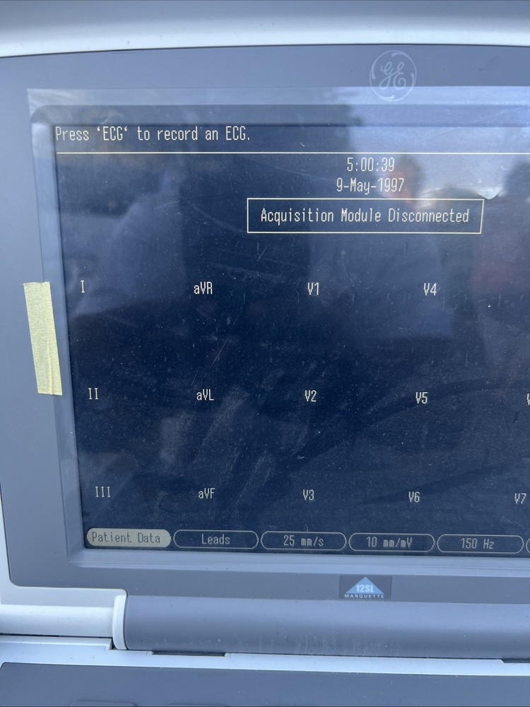 GE Mac 5000 Powers On Sold As Is