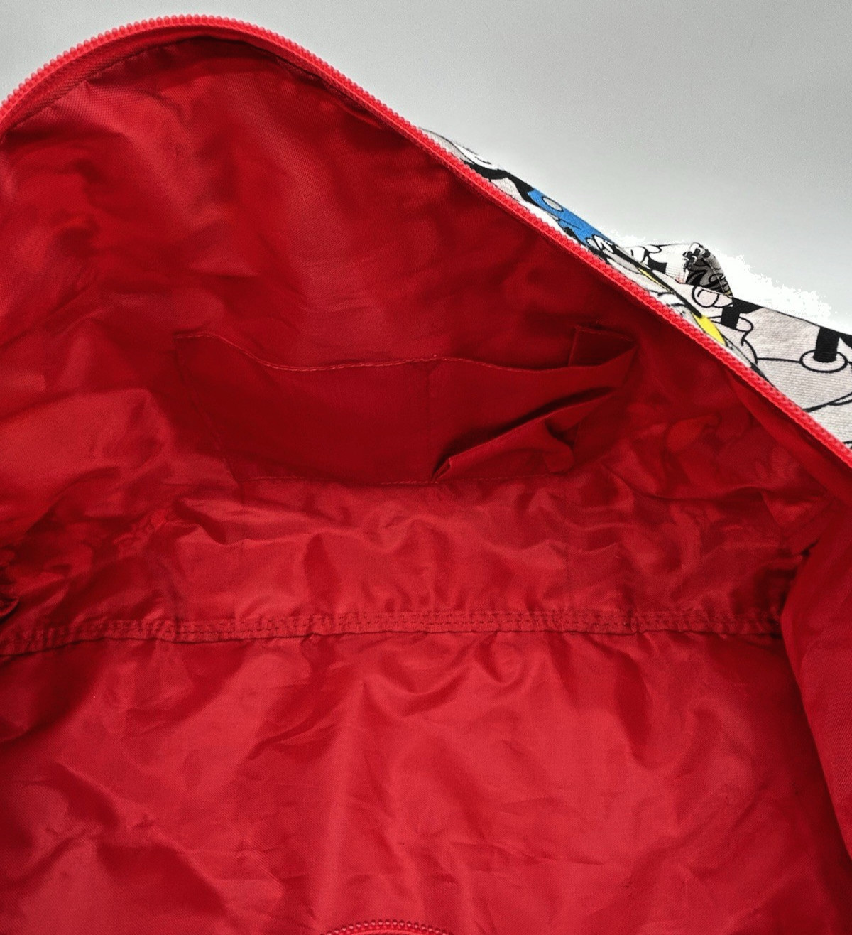 Disney Mickey & Minnie Mouse Gray Multicolor All Over Print Weekender Duffel Bag