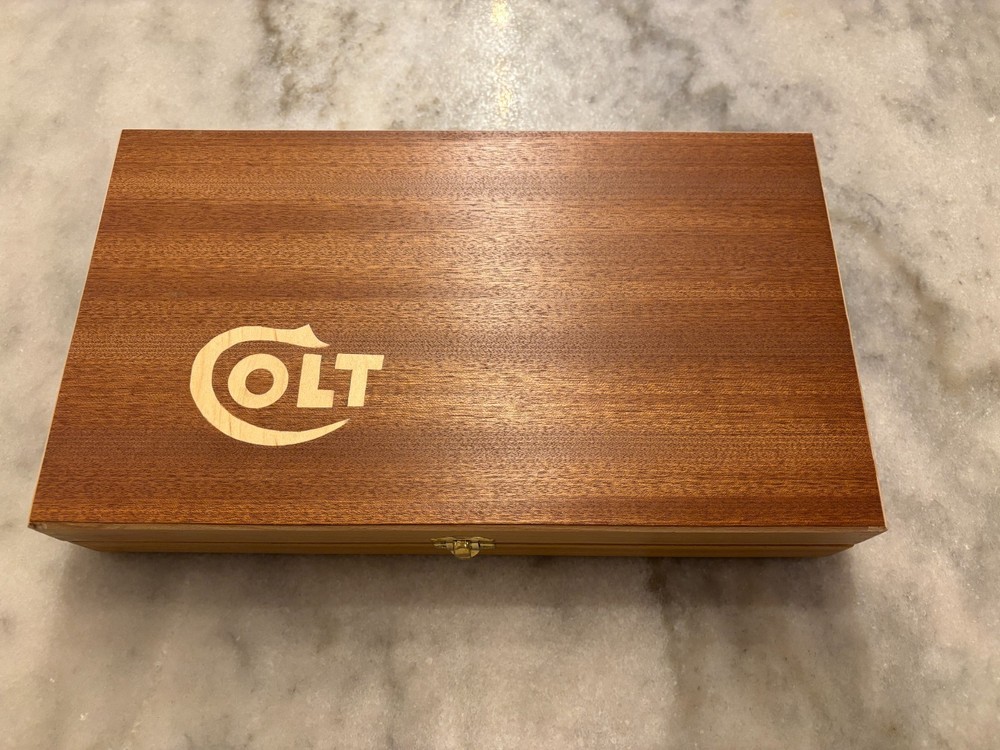 Hand Crafted light Colt Solid wood Storage boxes, gun case, display box.