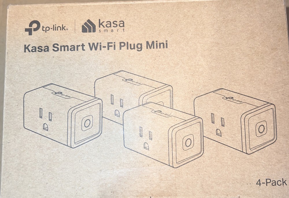 Kasa Smart Wi-Fi Plug Mini by TP-Link (4-Pack) -