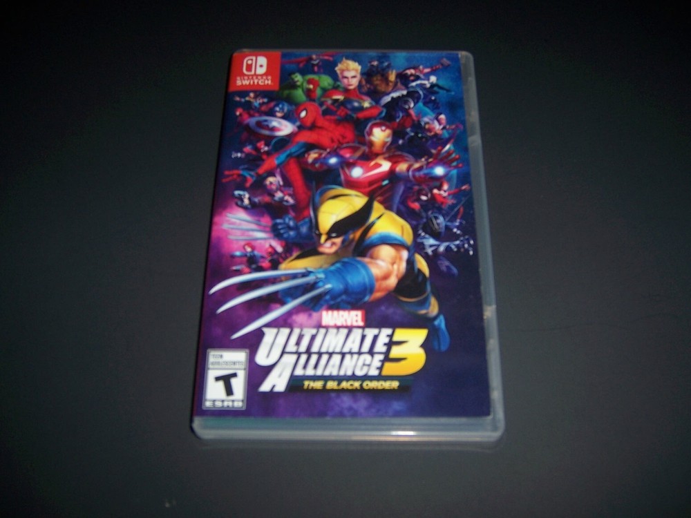 Authentic Replacement Case ONLY for Marvel Ultimate Alliance 3 - Switch Box