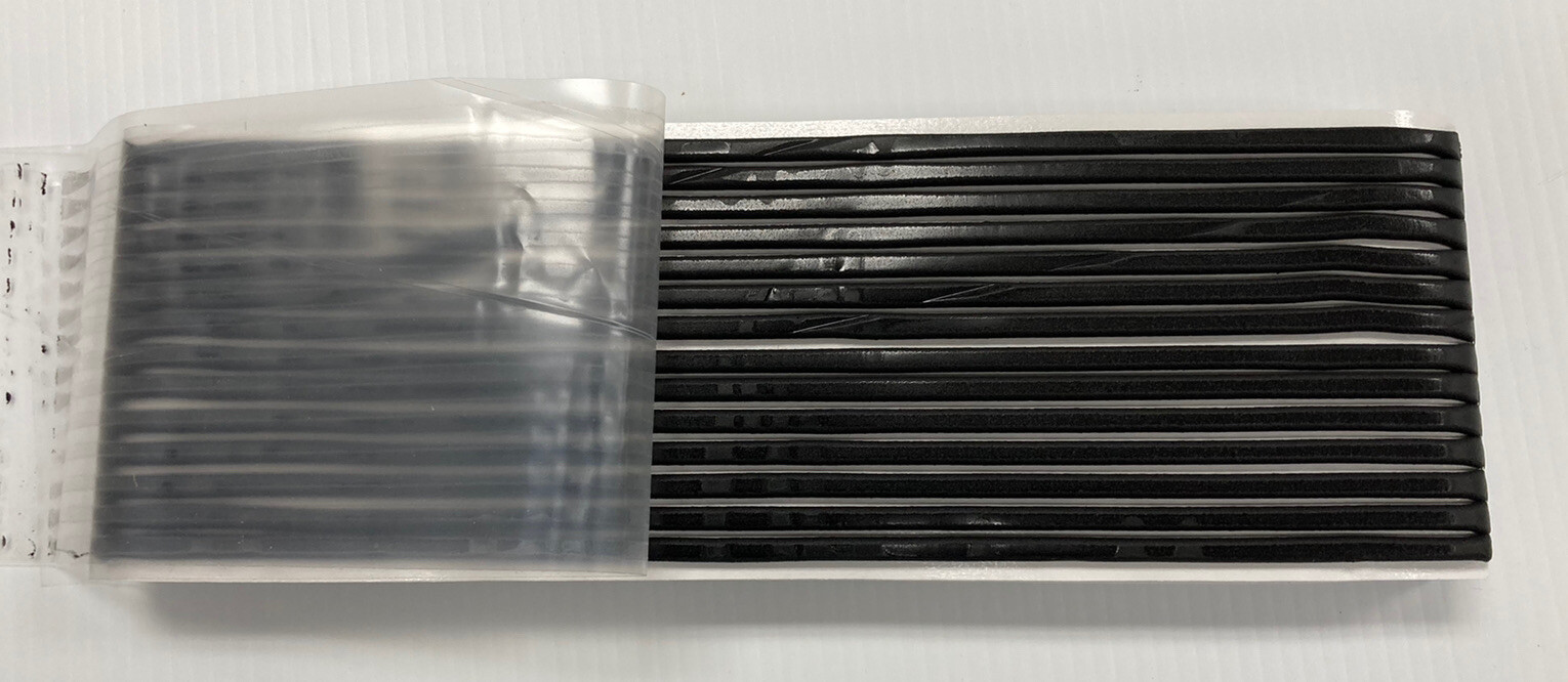 IES 1508 FLEXIBLE BLACK STRIP CAULK 1 Box 2 Lbs., 98 Linear Feet.