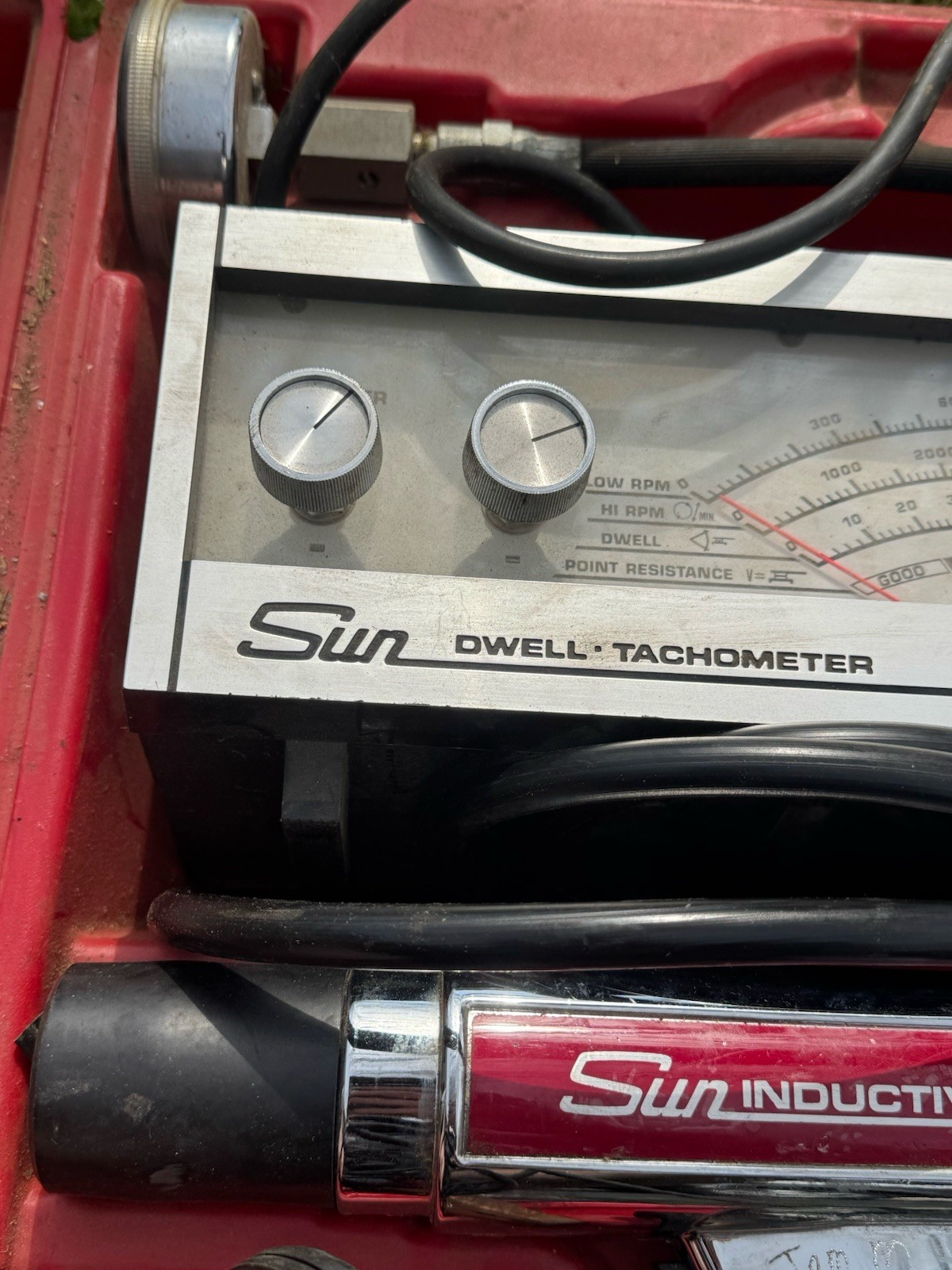 Sun CP 7501 / CP7601 Inductive Timing Light Dwell Tachometer Tune-Up Testing Kit