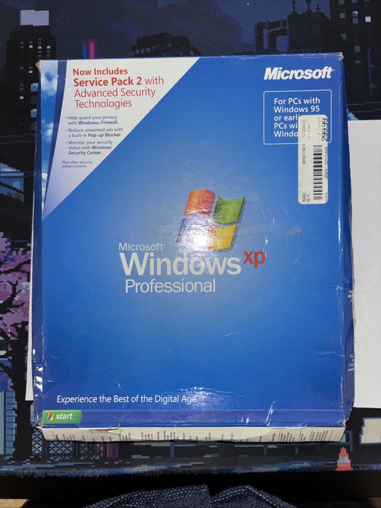 Microsoft Windows XP Professional SP2 Full English Version With Activation Key