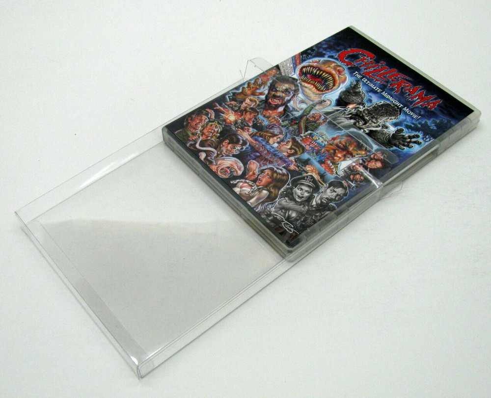 50x Clear Protective Box Protector Sleeve For DVD Standard Case (Size DV1) CD