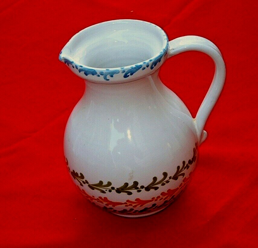 Deruta Ceramic Sara Pitcher 8in