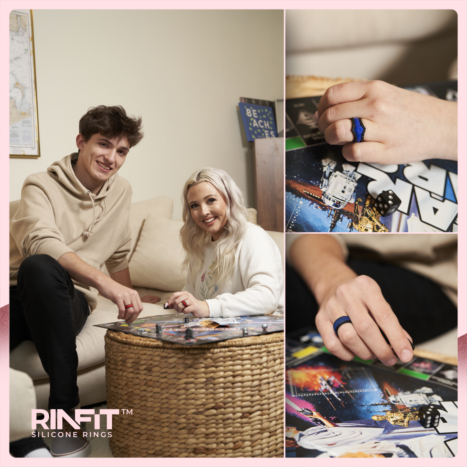 Silicone Ring for Men by RINFIT. Rinfit-Air. Comfortable & Durable Wedding Band