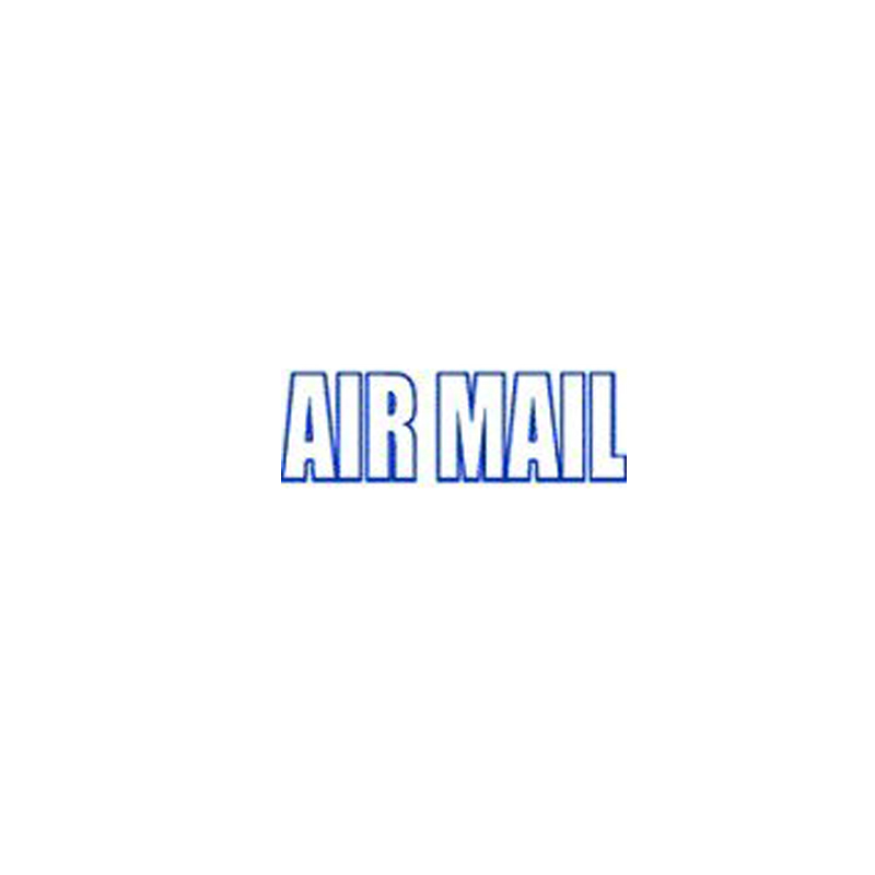 AIRMAIL Outlined Self-Inking Stamp - Blue Ink